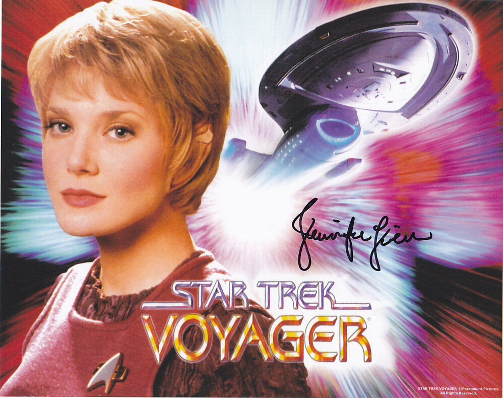 Jennifer Lien - Star Trek VOY signed Photo Poster painting