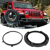 7 Inch Headlight Mount Bracket Mounting Retaining Set for  Wrangler JK 07-17
