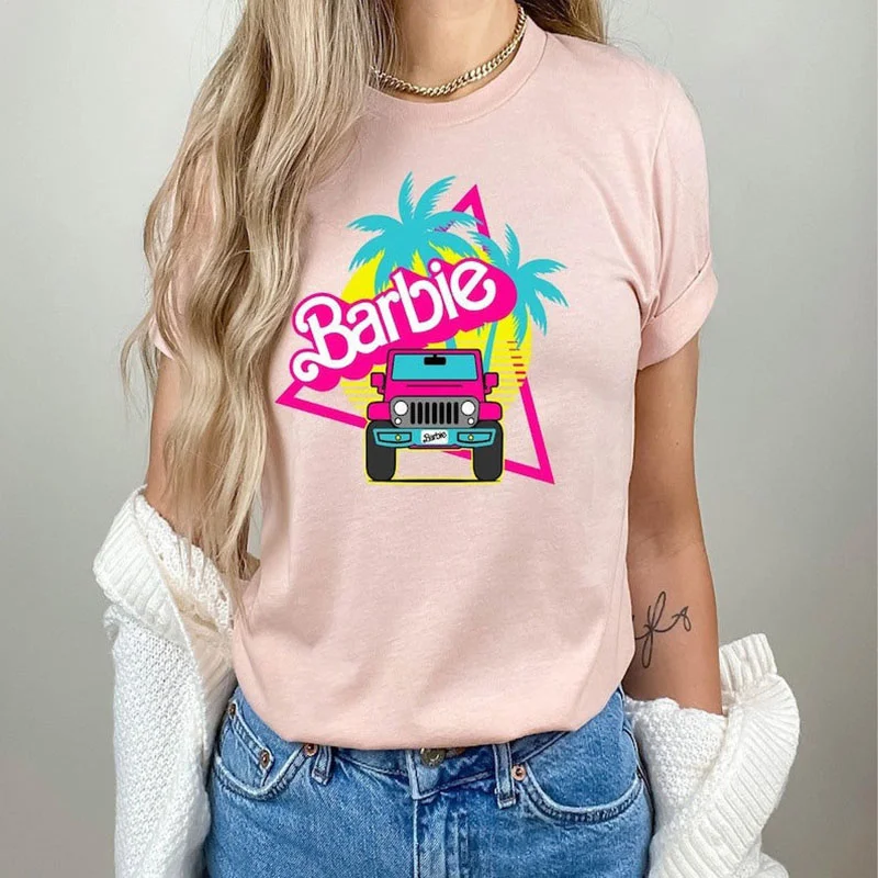 Retro Jeep Barbie T-Shirt