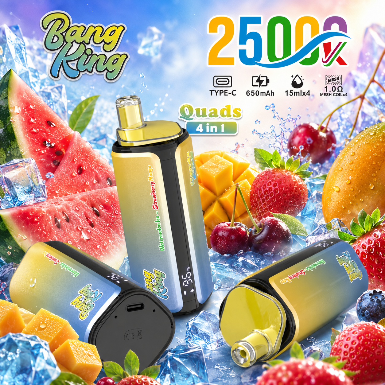 Bang King 4-in-1 250K Vape | 250000 Puffs mysite fumotvapeshop