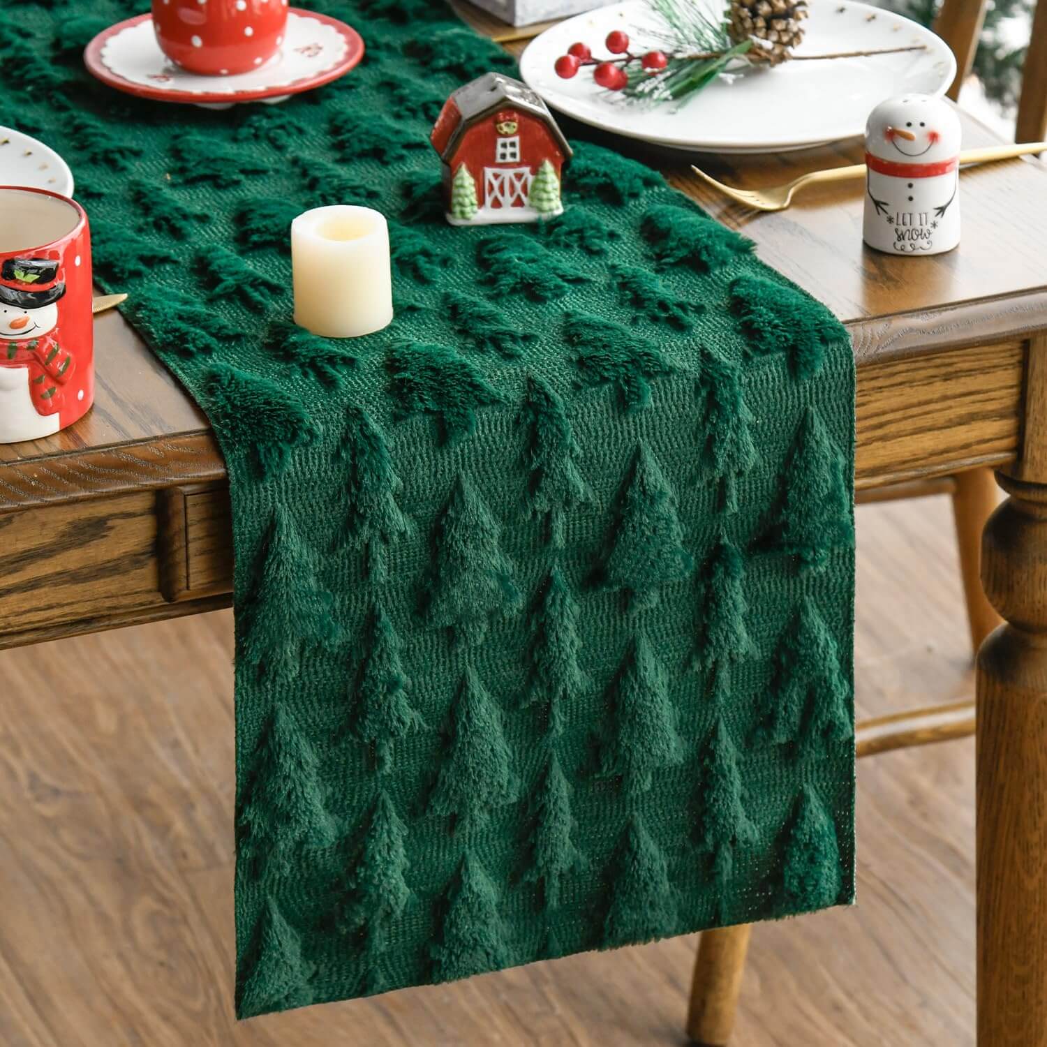 Christmas Trees Table Runner