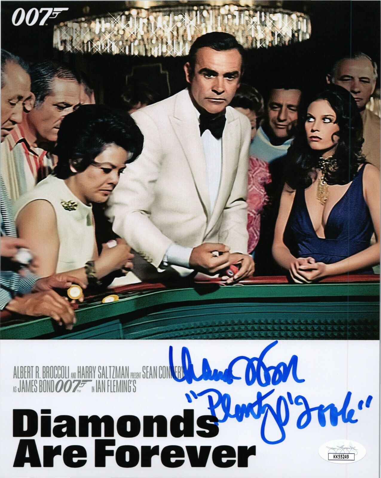 LANA WOOD Authentic Signed JAMES BOND ~Diamonds Are Forever