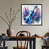 (40*40cm)Violin Flowers - Full Round Drill Diamond Painting