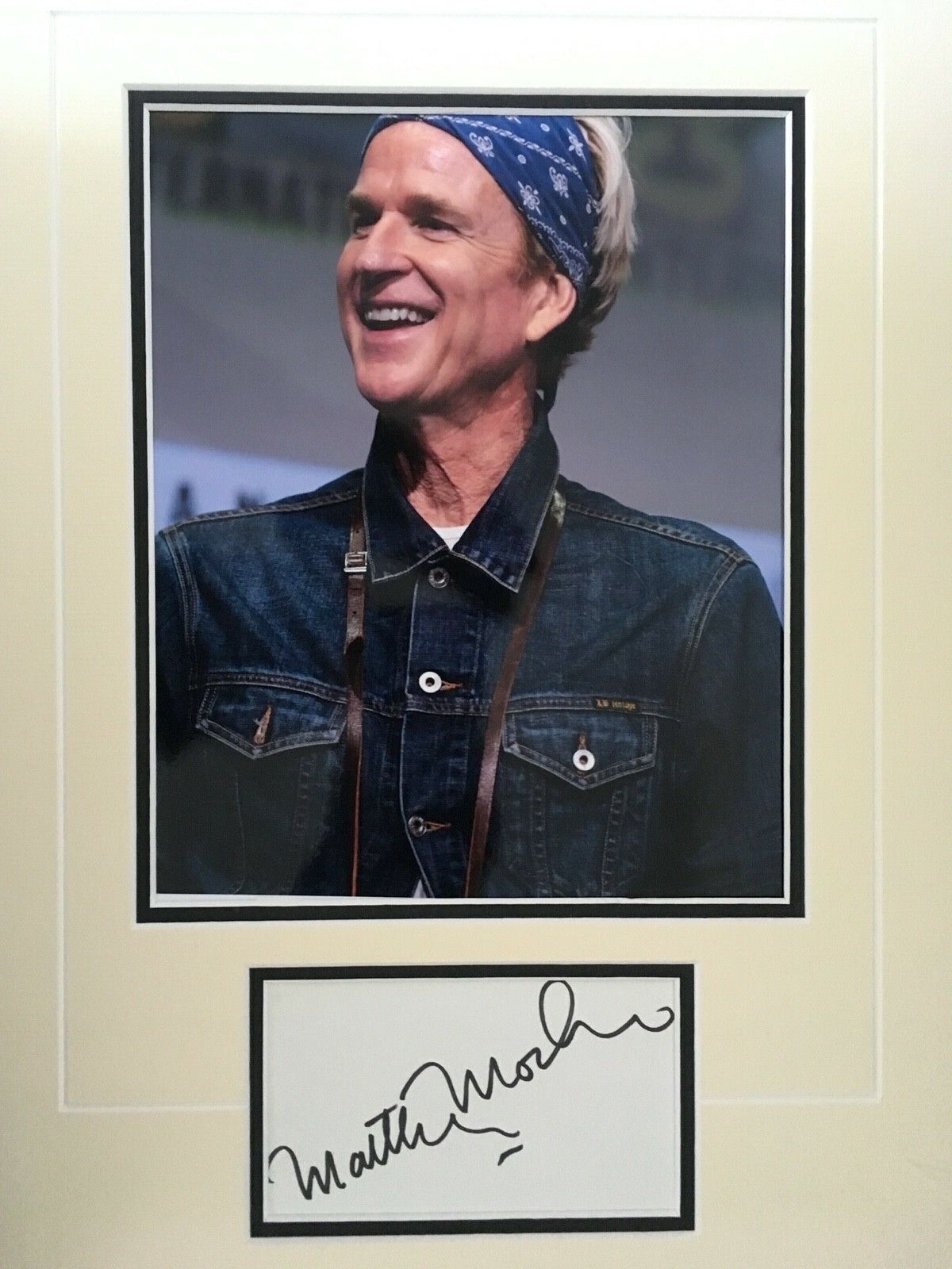 MATTHEW MODINE - FULL METAL JACKET ACTOR - SUPERB SIGNED Photo Poster painting DISPLAY