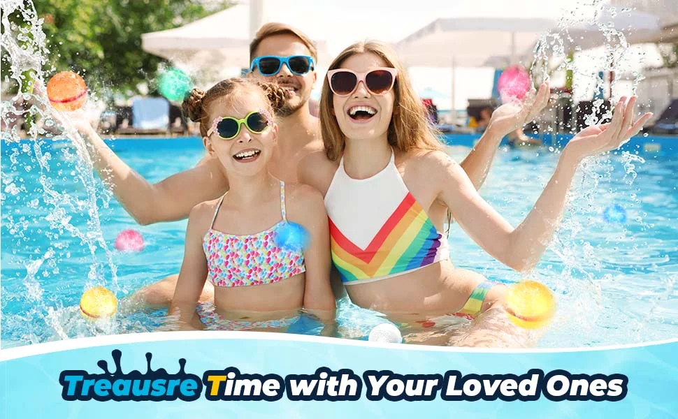 Reusable Water Balloons (Classic Transparent) 18/16/12/8/4 pcs