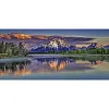 (Big Size)Snow Mountain River-Full Square Diamond Painting 80*40CM