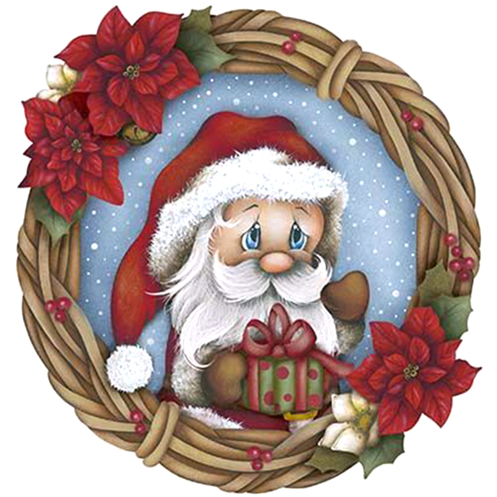 

Santa Claus - Round Drill Diamond Painting - 40*40CM, 501 Original