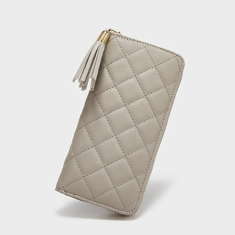 Small Handbags for Women Fashion 2022 Trend New Wallets Pure Color Wool Ball Bow Clutch Bag Women's Long Bag Card Bag Coin Purse