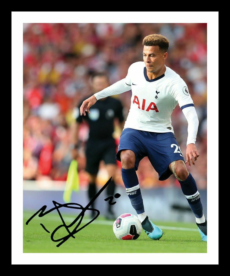 Dele Alli - Tottenham Hotspur Autograph Signed & Framed Photo Poster painting 3