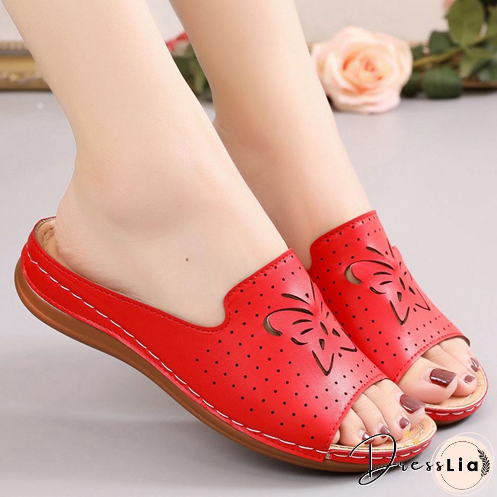New Shoes Sandals Women Outdoor Walking Shoes Retro Ladies Shoes Slip On Women Shoe Slipper Female Zapatillas Muje Footwear