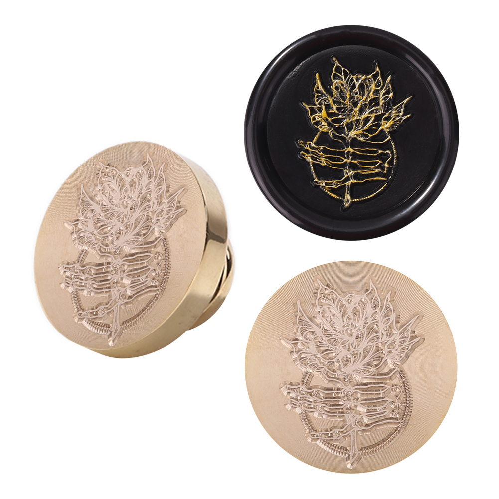 

Vintage Round Antique Sealing Wax Stamp Head - Wax Seal Stamp, 501 Original