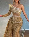 Women's Off-the-shoulder cape maxi evening dress