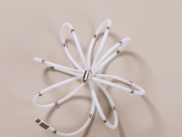 3-in-1 Magnetic Easy Coil Charging Cable