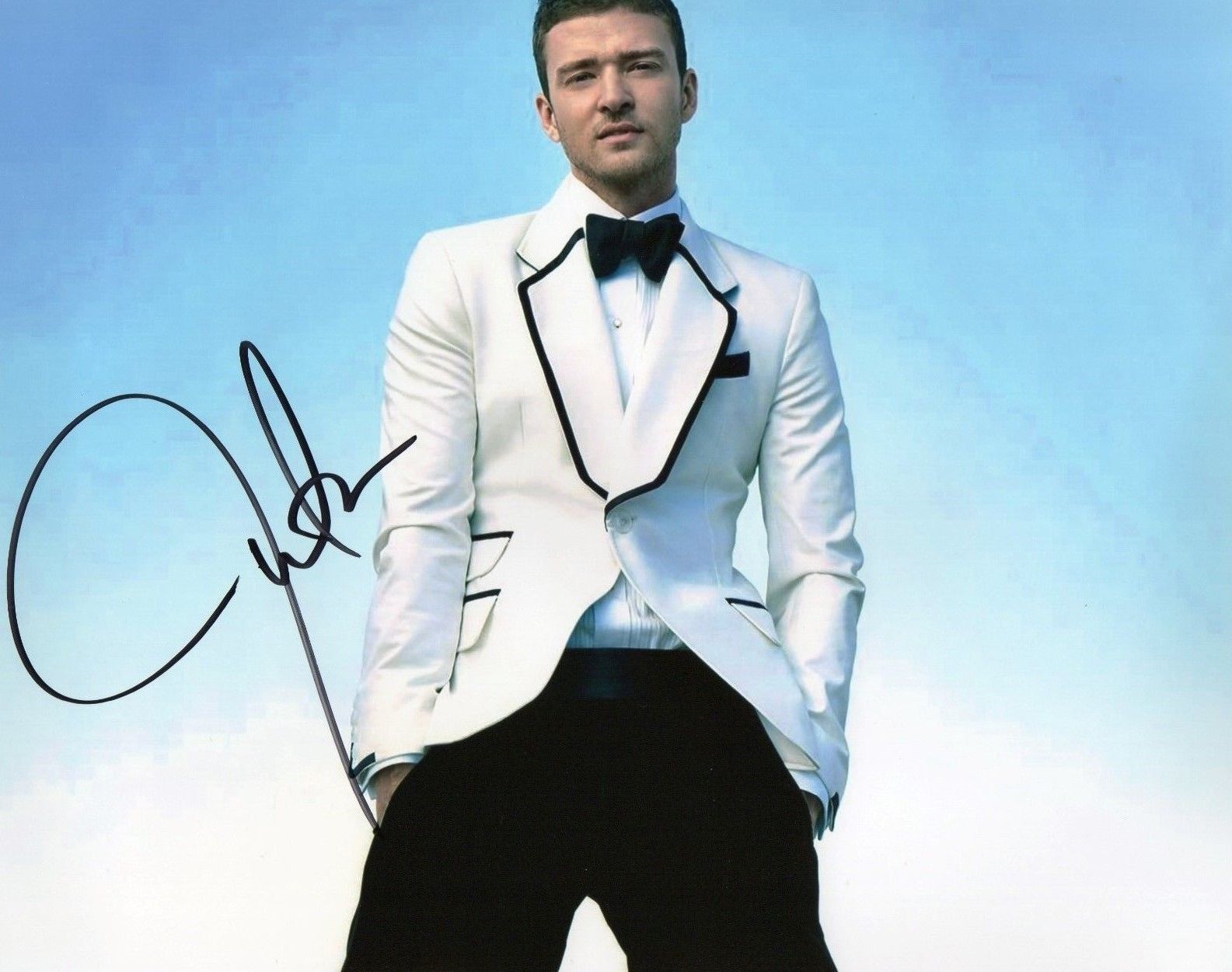 JUSTIN TIMBERLAKE AUTOGRAPHED SIGNED A4 PP POSTER Photo Poster painting PRINT 2