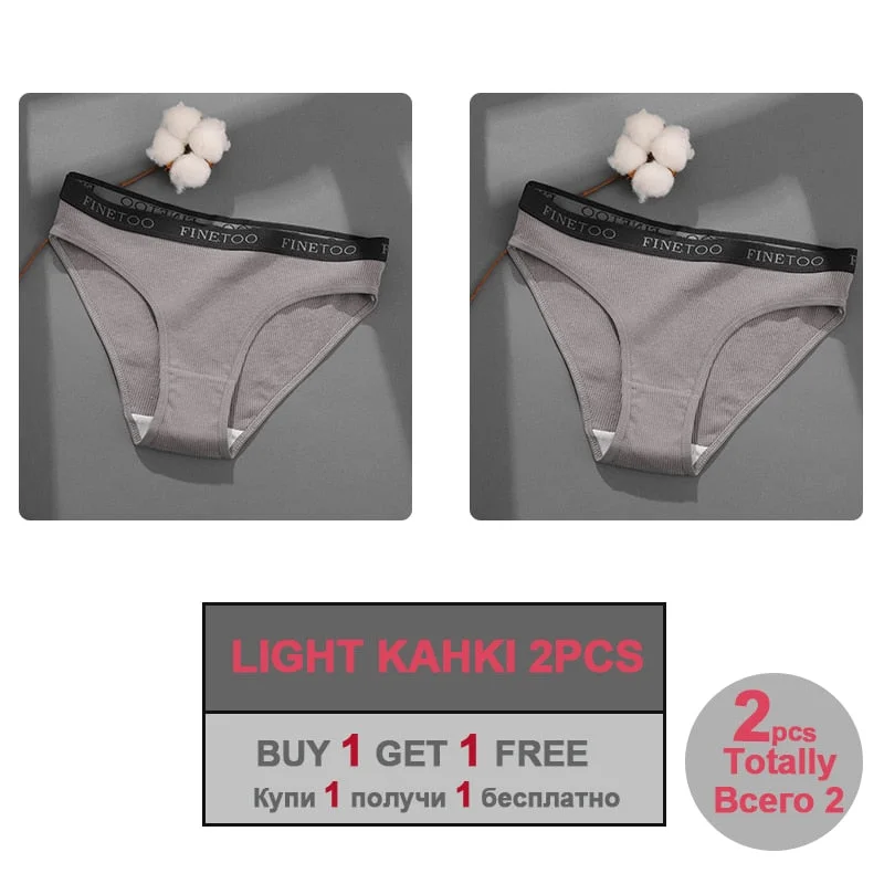 Sexy Cotton Panties for Woman Underwear Soft Letter Belt Women's Underpants Girls Lingerie Briefs Comfort Ladies Intimate M-XL