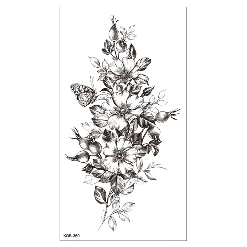 Lion King Waterproof Temporary Tattoo Stickers Body Art Fake Tatoo Animal Realistic Tribal Tiger Arm Sleeve transferable tattoo