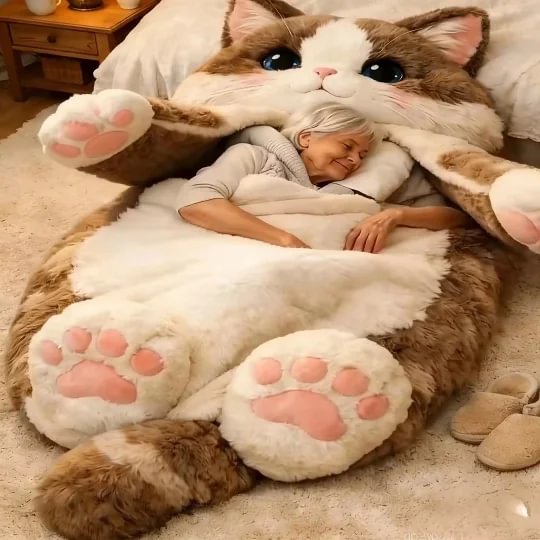 🌟Hot Sale 49% off🔥🐱2026 Latest Fluffy Cat Sleeping Bags | Cozy, Cute & Purr-fectly Designed😴💤