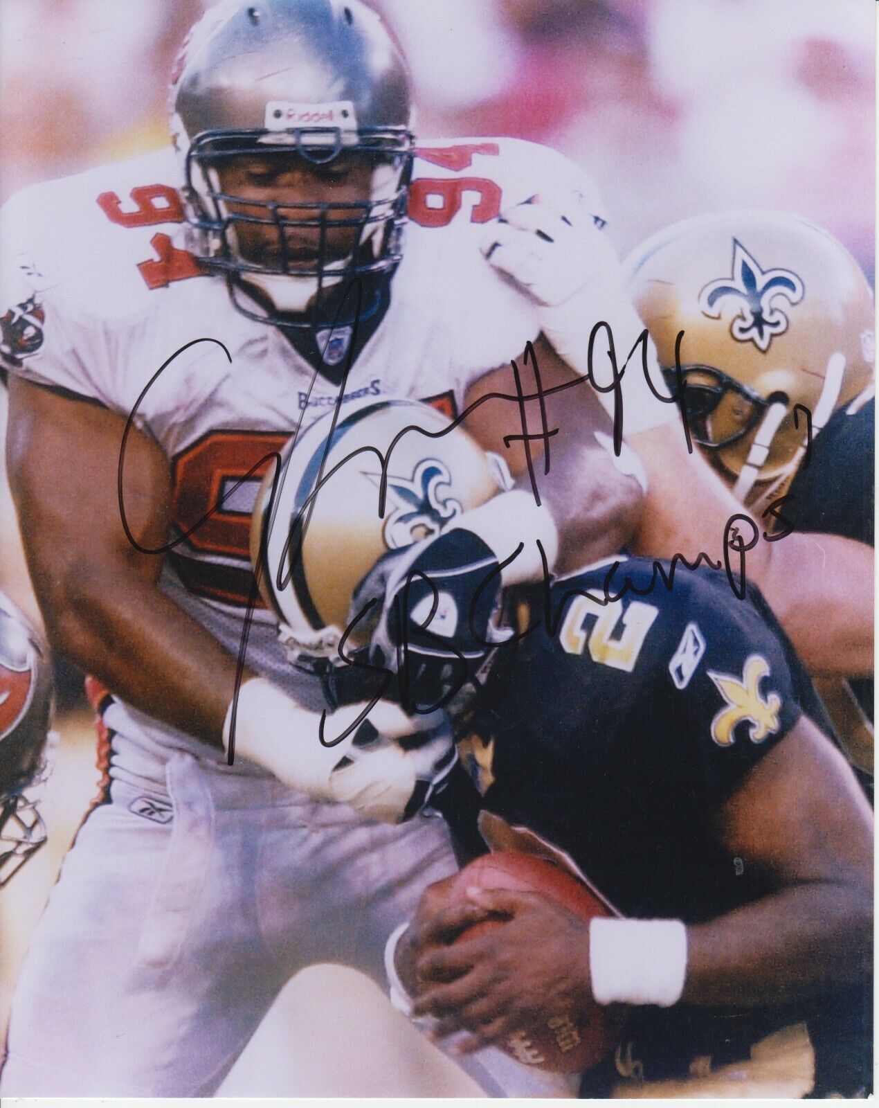 Shelton Quarles #0 8x10 Signed Photo Poster painting w/ COA Tampa Bay Bucs