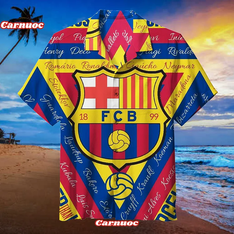 FC Barcelona | Hawaiian Shirt
