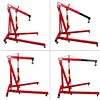 HTTMT- Engine Motor Hoist Cherry Garage Lifting Picker Crane Lift 4000 lb Capacity Red Cherry Picker Jack Engine Hoist With Hook [P/N: ET-CAR-FIX005-2T-RED]
