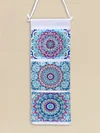 DIY Diamond Painting 3 Pockets Home Organizer Wall Door Hanging Storage Bag Kit