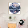 Round Four Seasons-Winter-14CT Stamped Cross Stitch 33*33cm/12.99*12.99in tapestrymarket