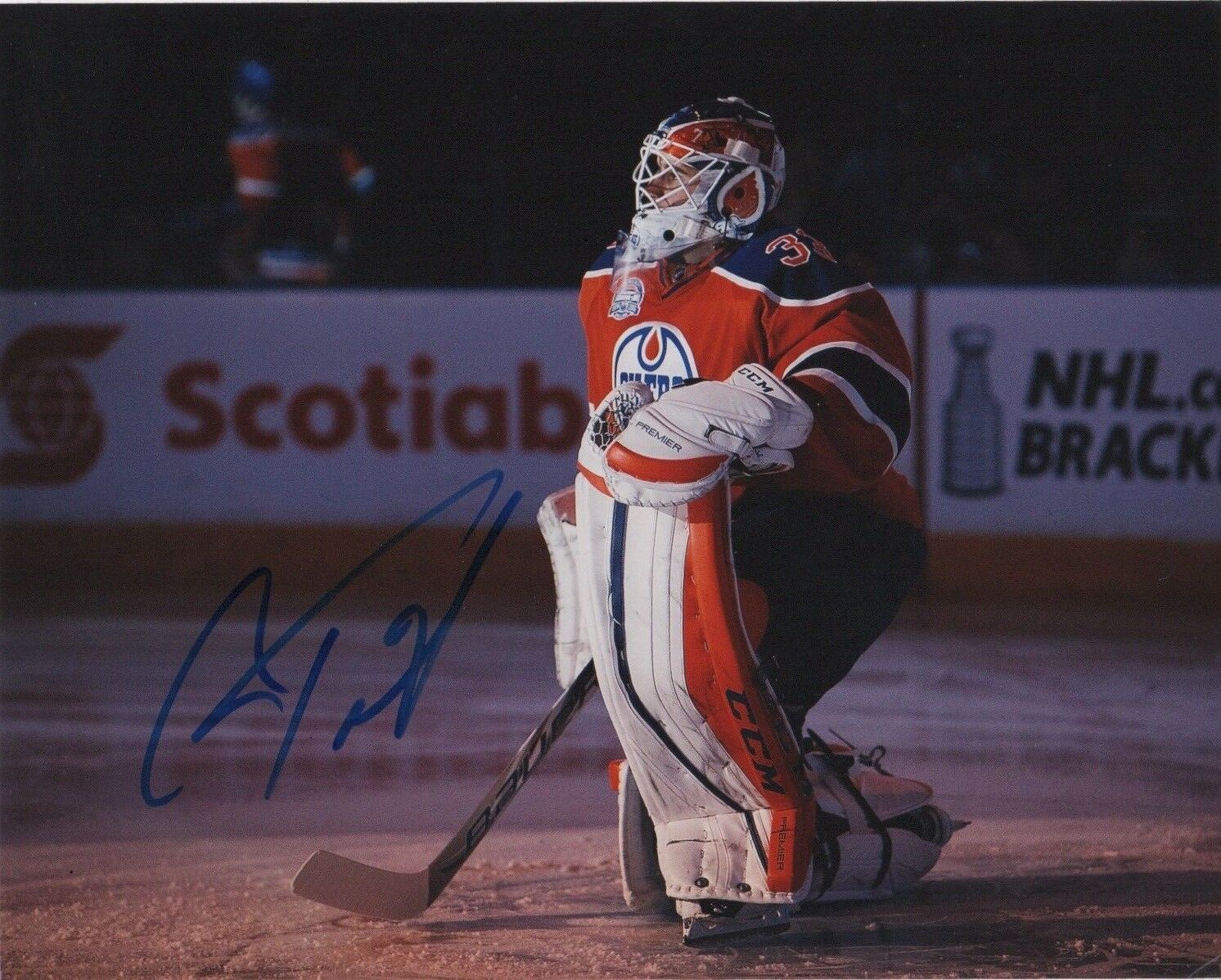 Edmonton Oilers Cam Talbot Autographed Signed 8x10 Photo Poster painting NHL COA #17