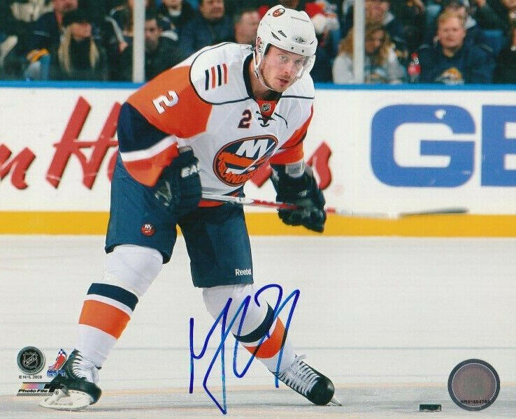 MARK STREIT SIGNED NEW YORK NY ISLANDERS 8x10 Photo Poster painting #2 Autograph