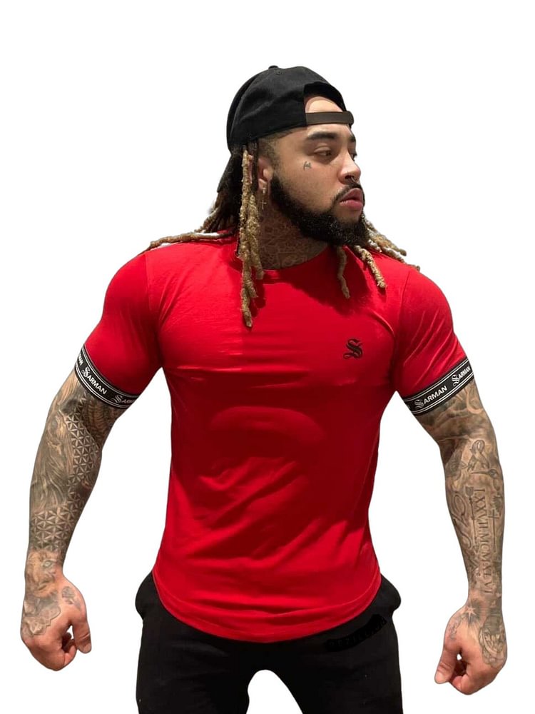 RedLine- Red T-Shirt for Men