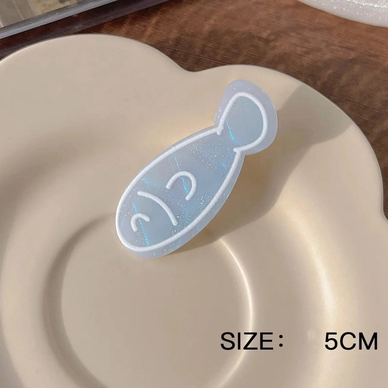 Women’s Cute Clouds Star Plastic Hair Clip