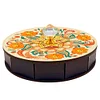Mandala Diamond Painting Storage Box Wooden Round Jewelry Case with Lid Kits