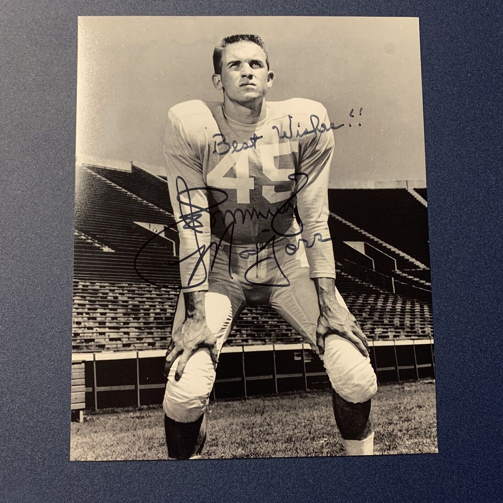 JOHNNY MAJORS HAND SIGNED 8x10 Photo Poster painting TENNESSEE VOLUNTEERS AUTOGRAPHED VERY RARE