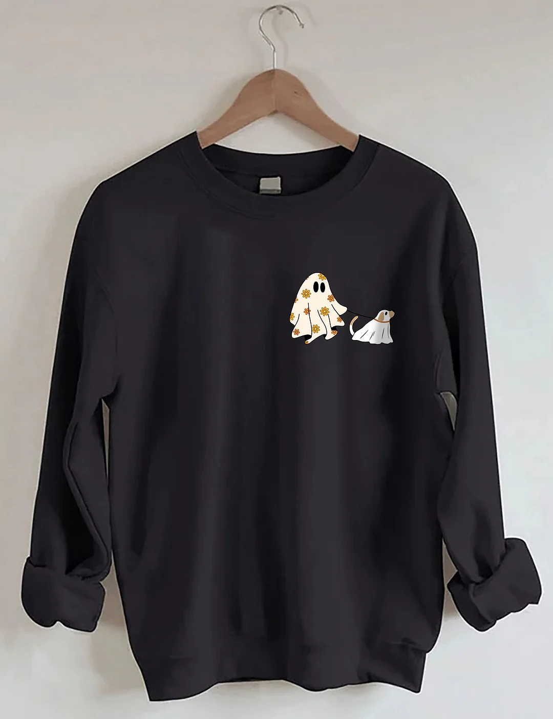 Сute Ghost Dog Halloween Sweatshirt