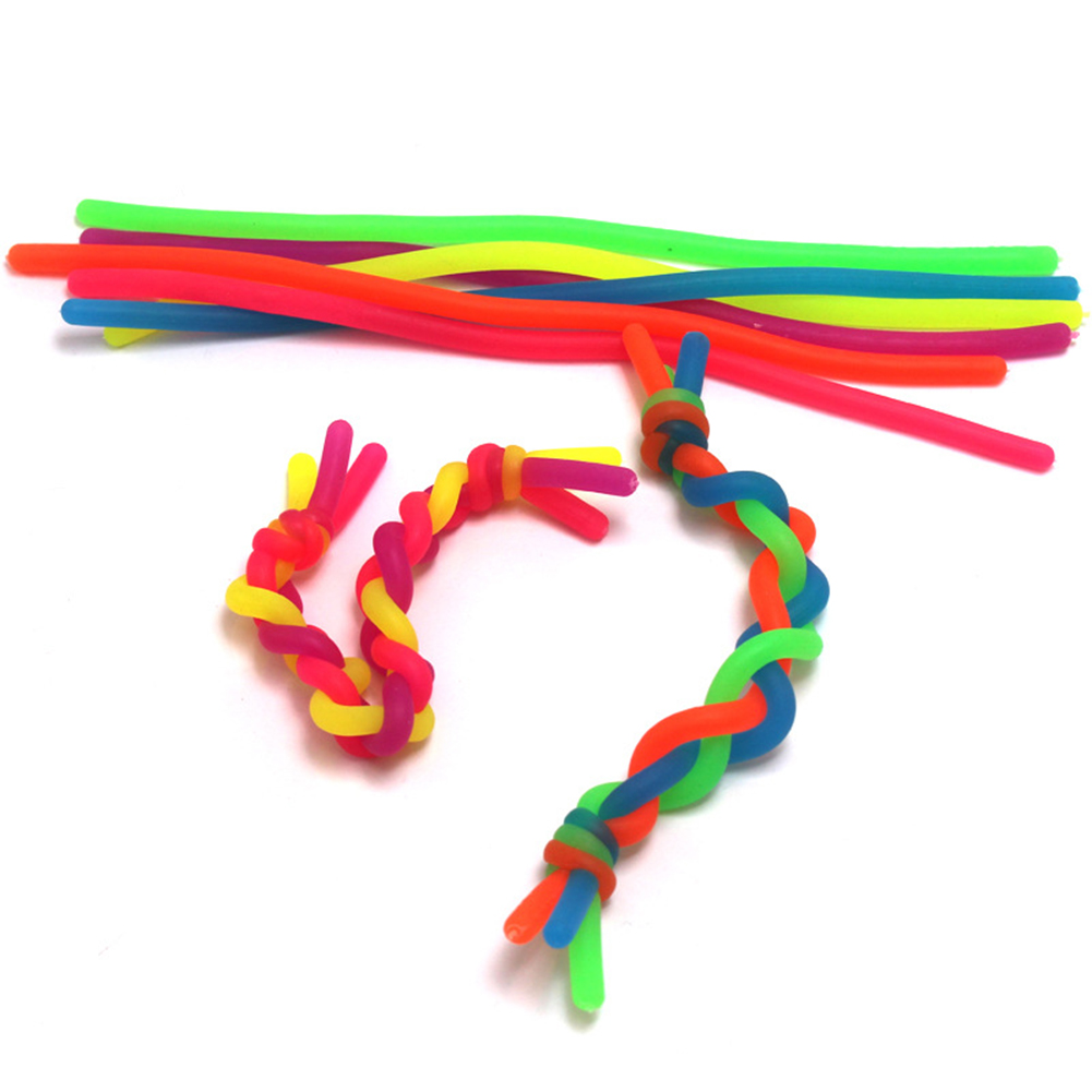 

5/10pcs Soft Anti Stress Rope Toys Fidget Noodle Stretch Squeeze DIY Random, 501 Original