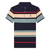 Top Grade New Summer Brand Striped Embroidery Mens Designer Polo Shirts
