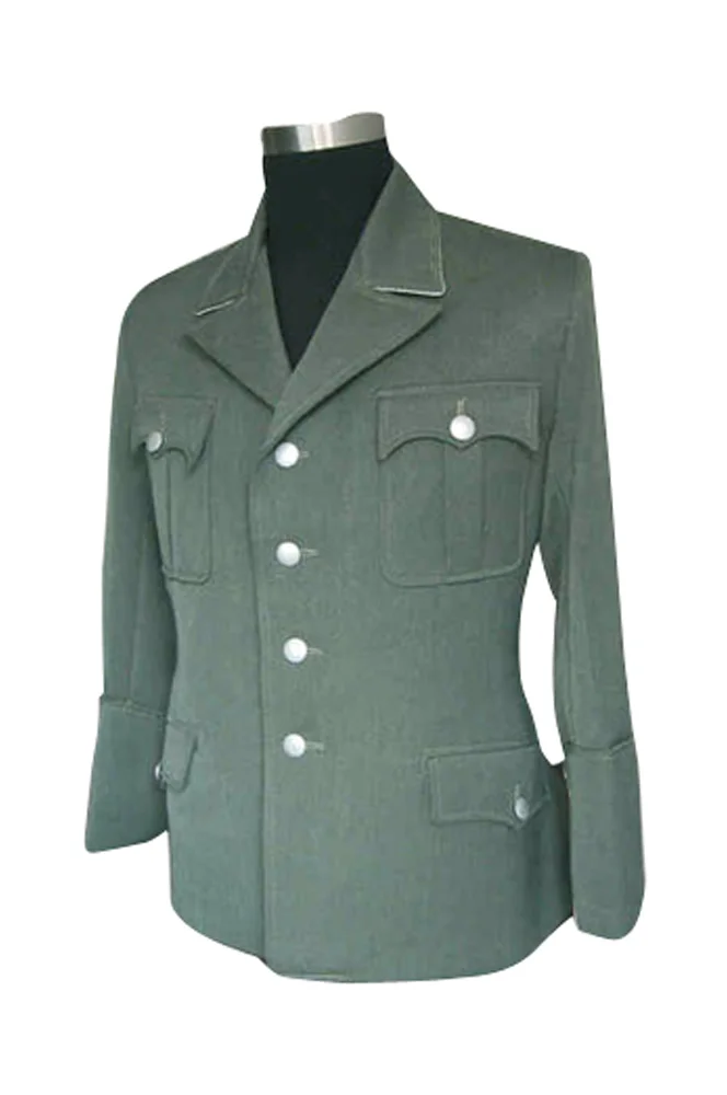   Elite German M1934 Officer Fieldgrey Gabardine Jacket Dress Tunic German-Uniform