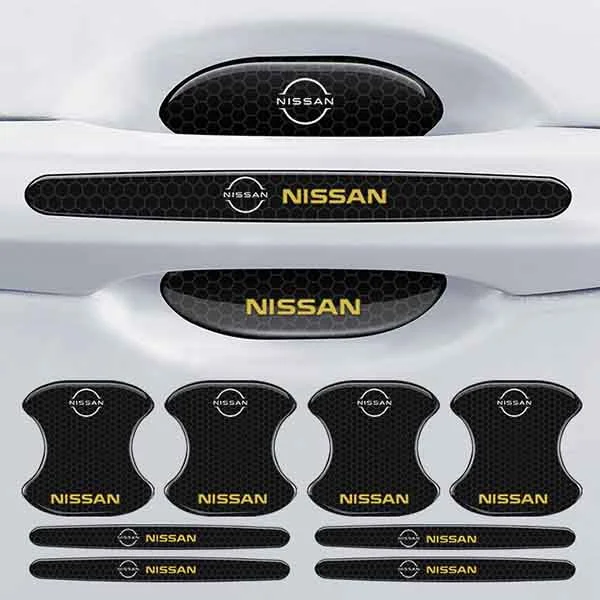 Carbon fiber car door handle cup cover (4PCS)