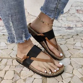 Letclo™ Women Casual Summer Daily Comfy Slip On Sandals letclo Letclo