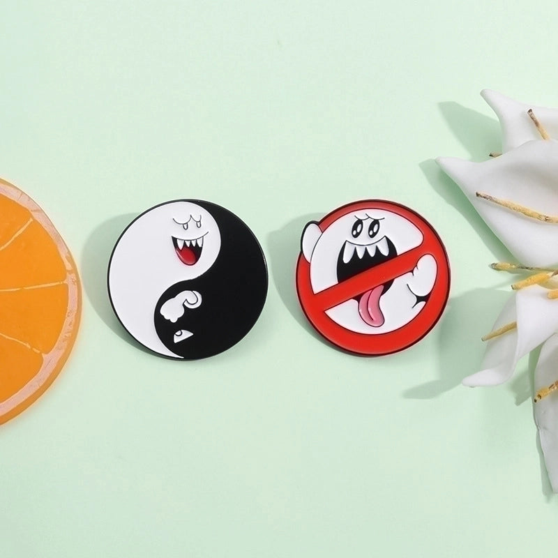 Cute IG Style Pin Cartoon Ghost Alloy Plating Unisex Brooches