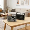 FM/AM/SW Radio Built in Speakers Portable Radio with Earphone Jack & Antenna Battery Or Mains Powered for Home Outdoor Travel Emergency
