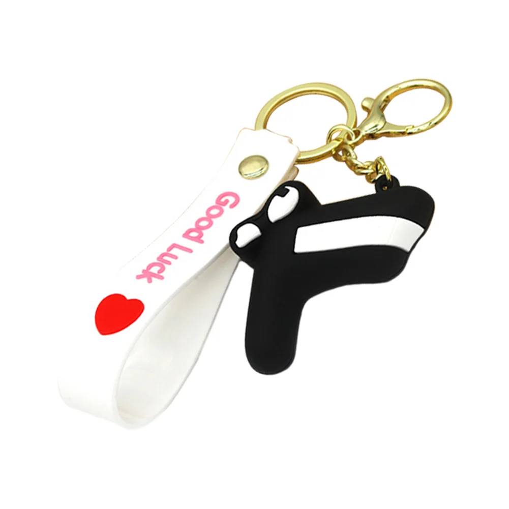 Letter A-Z Keychain Wacky Wizard Handbag Key Chain for Car Keys/Wallet/Backpack