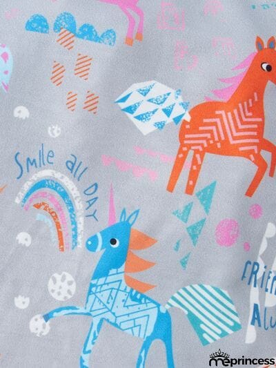 Unicorn Ruffled Top and Pants Set