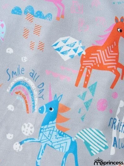 Unicorn Ruffled Top and Pants Set