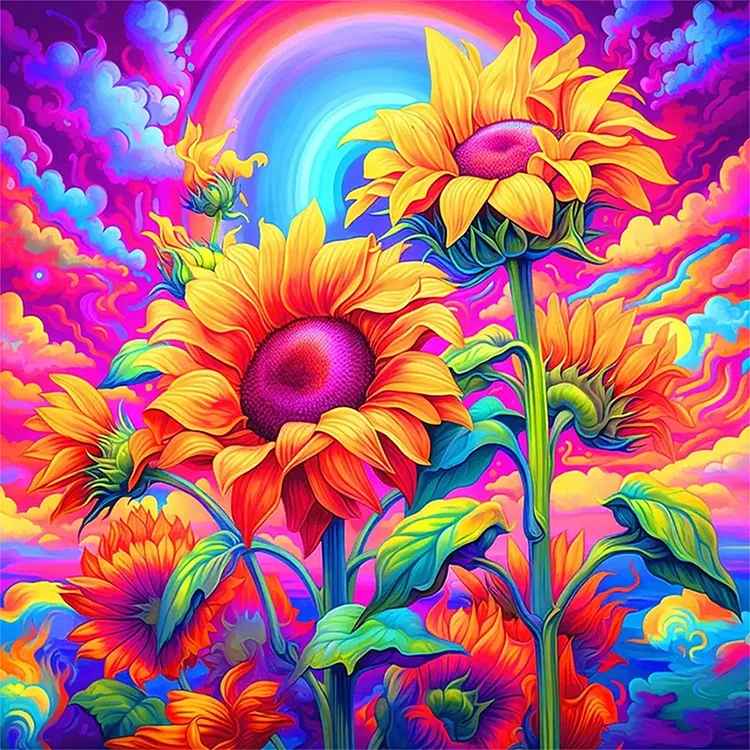 Gorgeous Flower - Painting By Numbers - 50*50CM gbfke