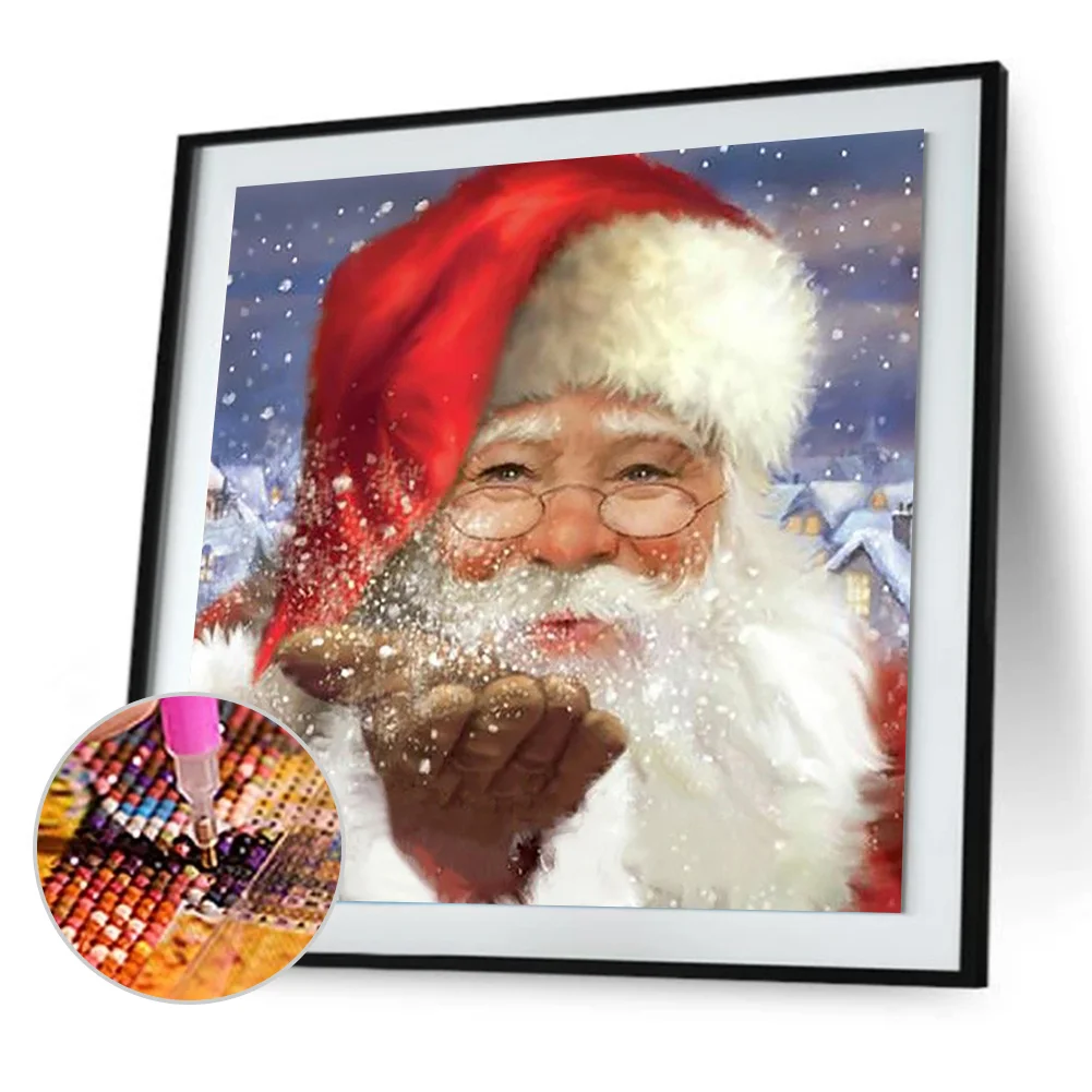 Diamond Painting - Full Round Drill - Santa(30*30cm)