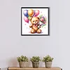 (40*40cm)Bear - Round Partial AB Drill Diamond Painting