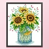 Sunflower -14CT Stamped Cross Stitch Kit(19*26cm)