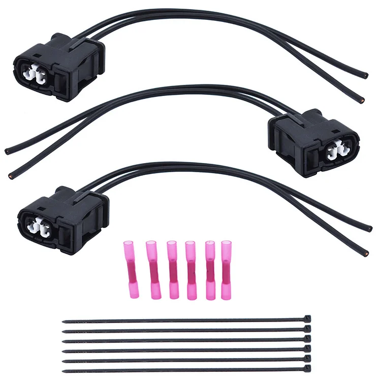 SEBLAFF 3Pcs Ignition Coil Connector Plug Harness Pigtail Replacement for IS300 GS300 SC300 90919-02205 90919-02216