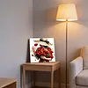 Framed Poppy Lady-Paint by Numbers Acrylic Painting 35*35CM With Color Box 5ML(24Colors)