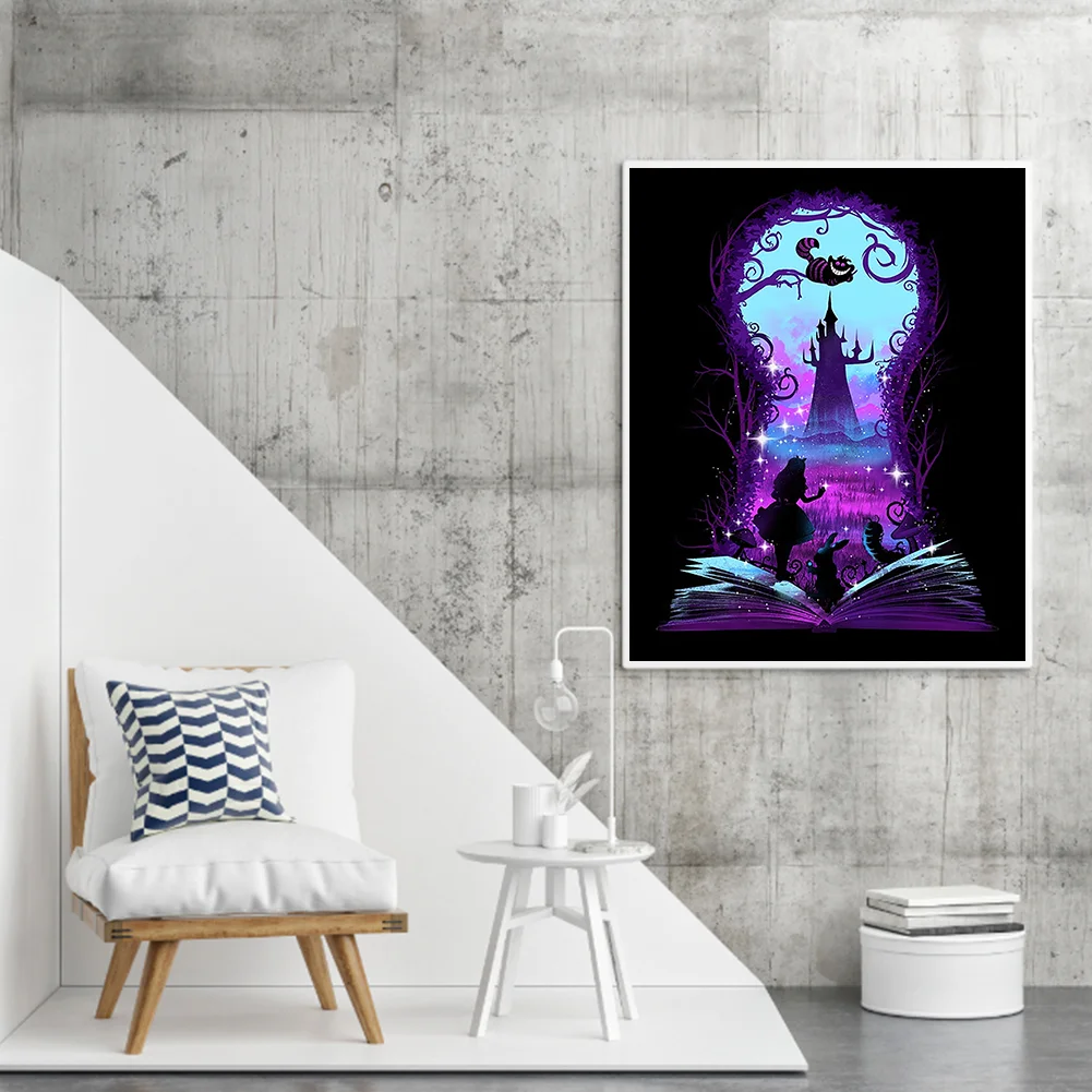 Full Printed Cross Stitch 11CT - Movie Silhouette(40*50cm)